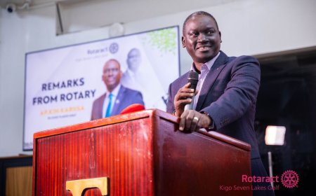 ROTARACT CLUB OF KIGO SEVEN LAKES GOLF HOSTS MOTHER-CLUB PRESIDENT
