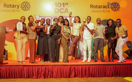 Rotaract Club of Kigo Seven Lakes Golf Wins Club of the Year Second Time in a Row at the 101st District Conference