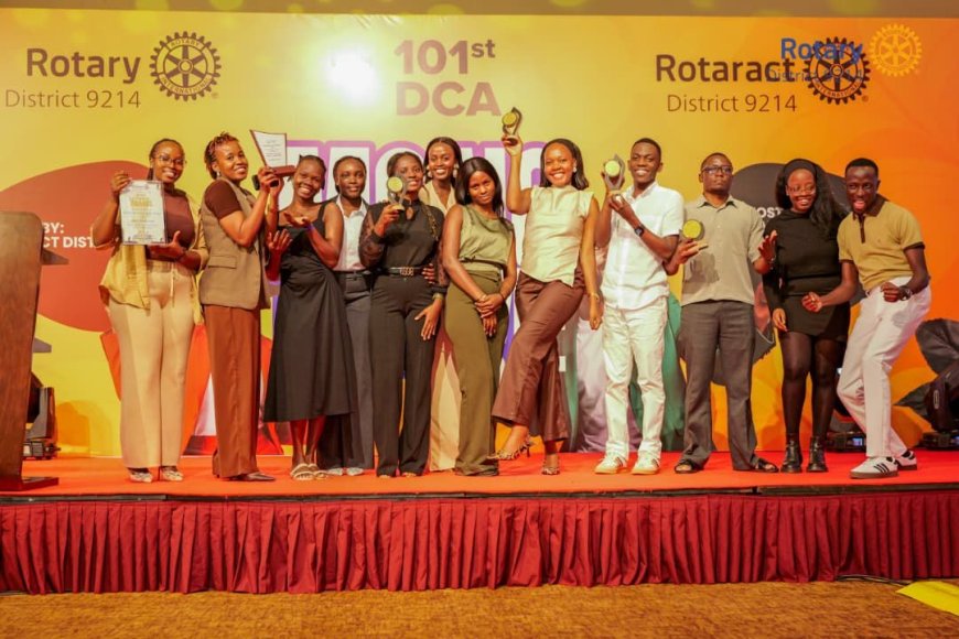 Rotaract Club of Kigo Seven Lakes Golf Wins Club of the Year Second Time in a Row at the 101st District Conference